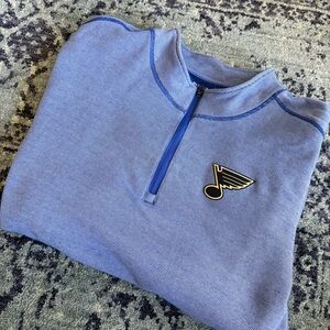 Men’s Blue St. Louis Blue’s NHL Antigua 2XL Pullover Fan Merch Casual Sportswear